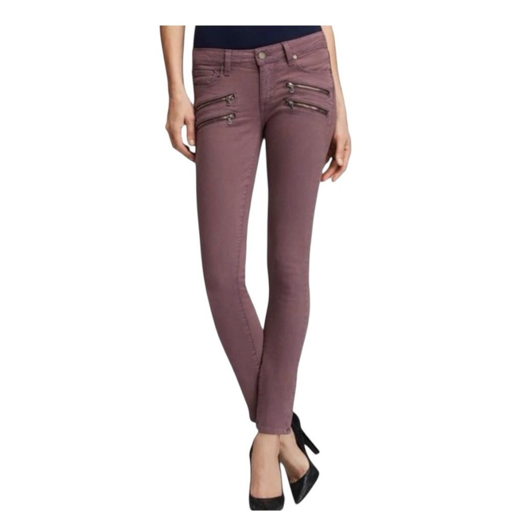 Paige Denim Paige Purple Plum Edgemont Ultra Skinny Jeans Size 31